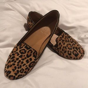 J. Crew Leopard Loafer Flats